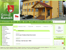 Tablet Screenshot of gminakamien.pl